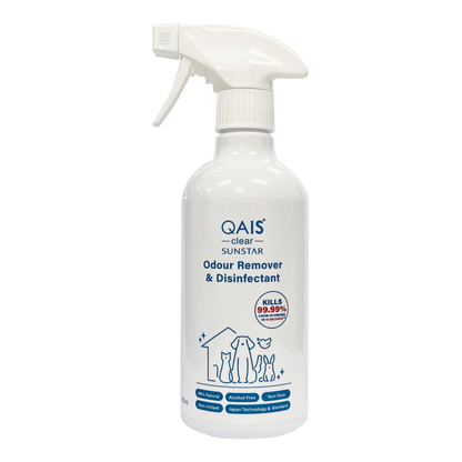 Sunstar QAIS Clear Odour Remover Hypochlorous Acid Pet Disinfectant Spray