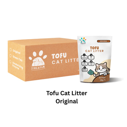 Singapaw Tofu Cat Litter Carton (2.6kg x 6)