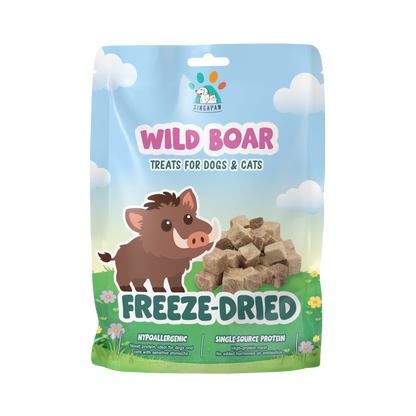 Singapaw Freeze Dried Wild Boar Cat & Dog Treats