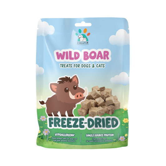 Singapaw Freeze Dried Wild Boar Cat & Dog Treats
