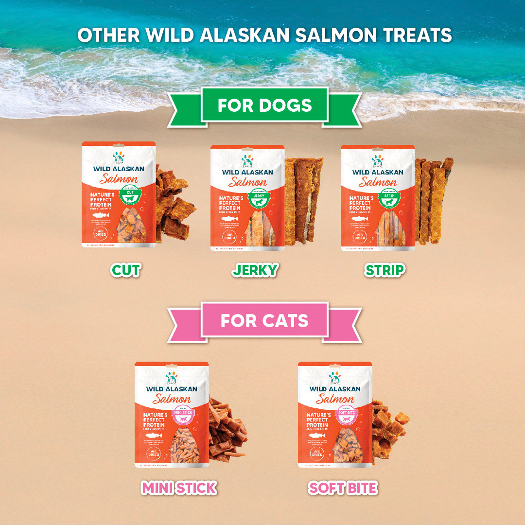 Singapaw Wild Alaskan Dehydrated Salmon Cat & Dog Treats
