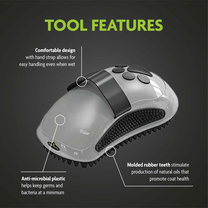Furminator Grooming Curry Comb for Cats & Dogs
