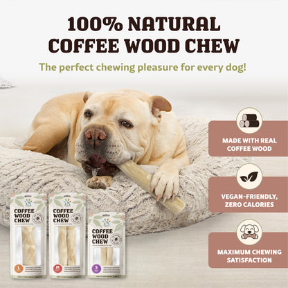 Singapaw Coffee Wood Dental Chew for Dogs
