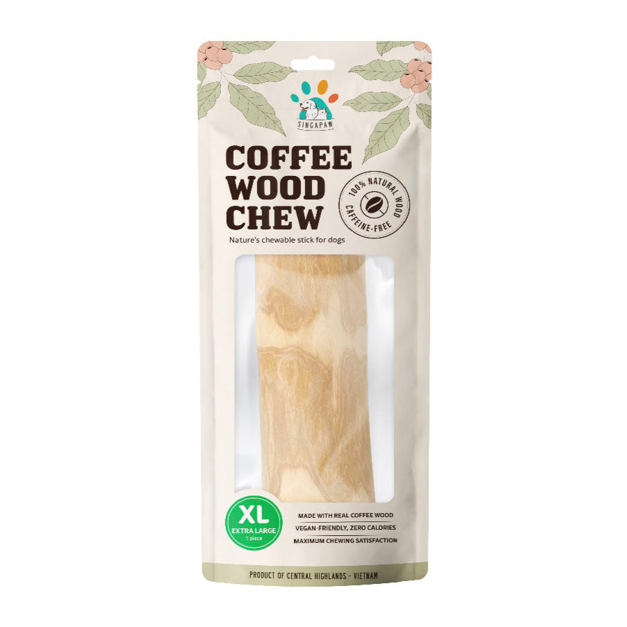 Singapaw Coffee Wood Dental Chew for Dogs