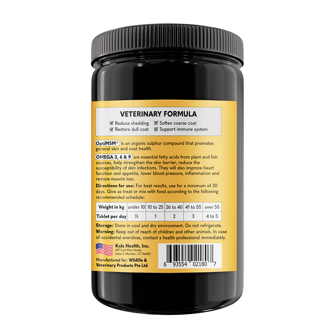 Kala Health Dermatrix Skin & Coat Pet Supplement