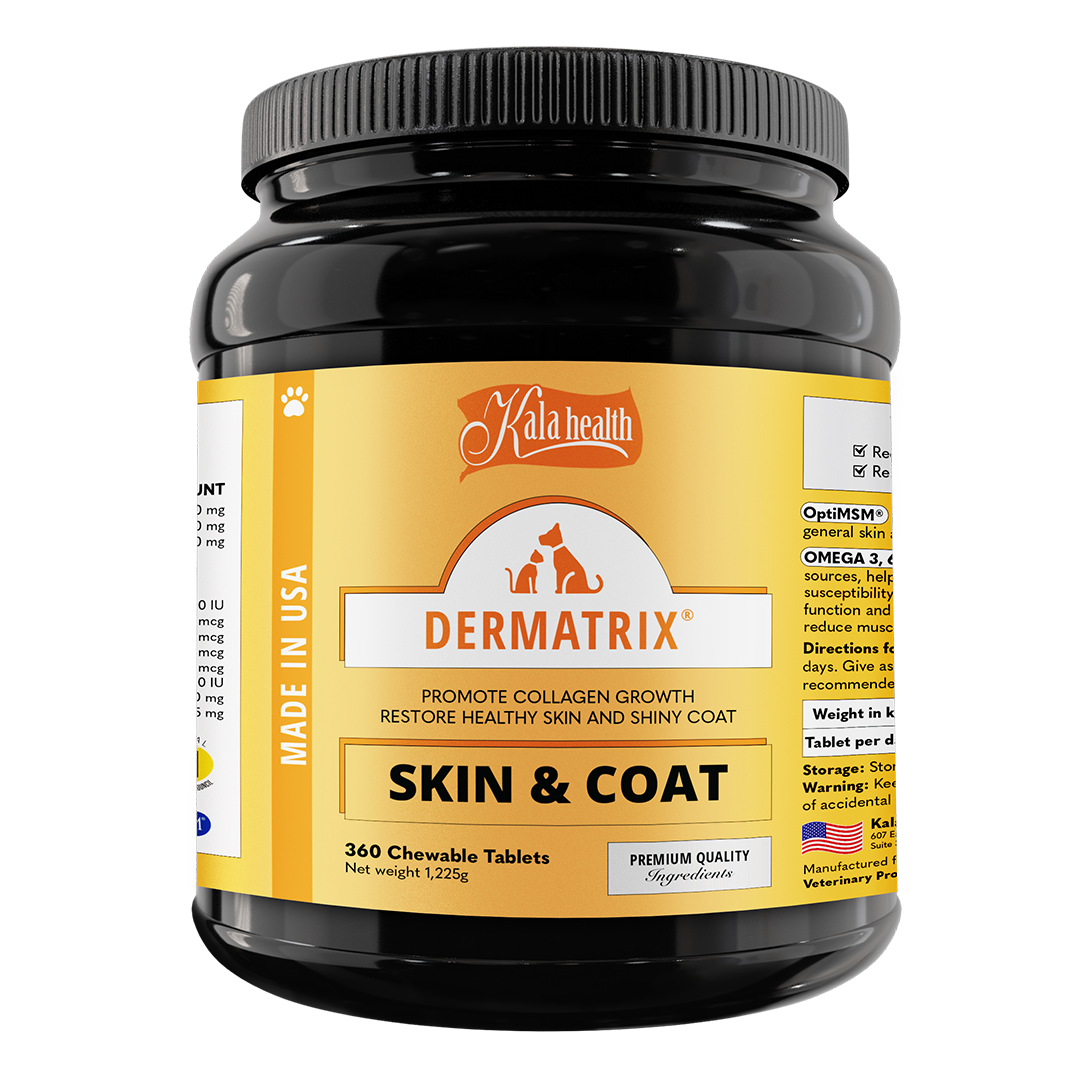 Kala Health Dermatrix Skin & Coat Pet Supplement