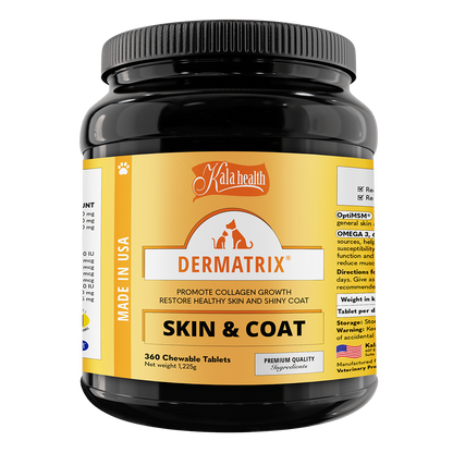 Kala Health Dermatrix Skin & Coat Pet Supplement