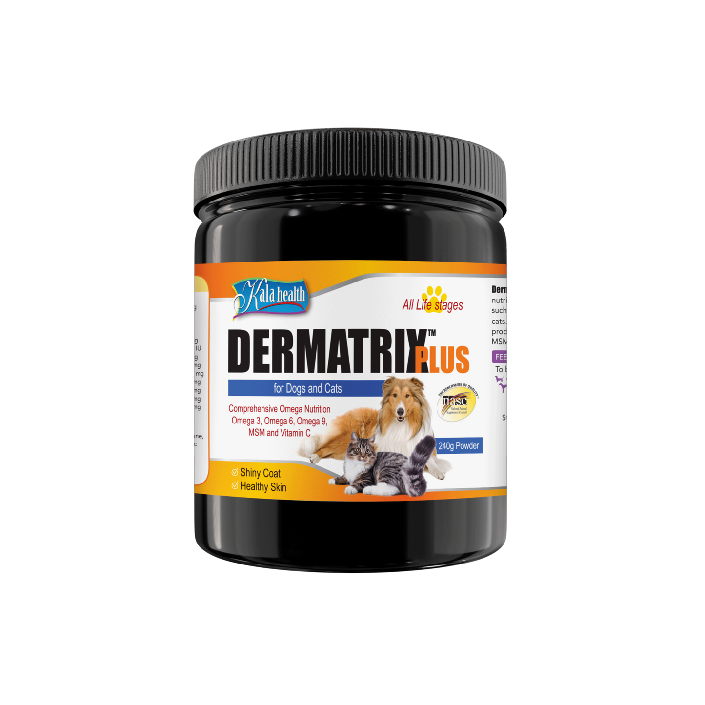 Dermatrix Plus Powder Skin & Coat Pet Supplement