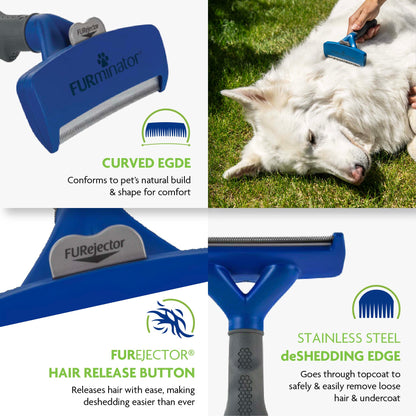 Furminator Grooming Undercoat deShedding Tool Brush For Dogs