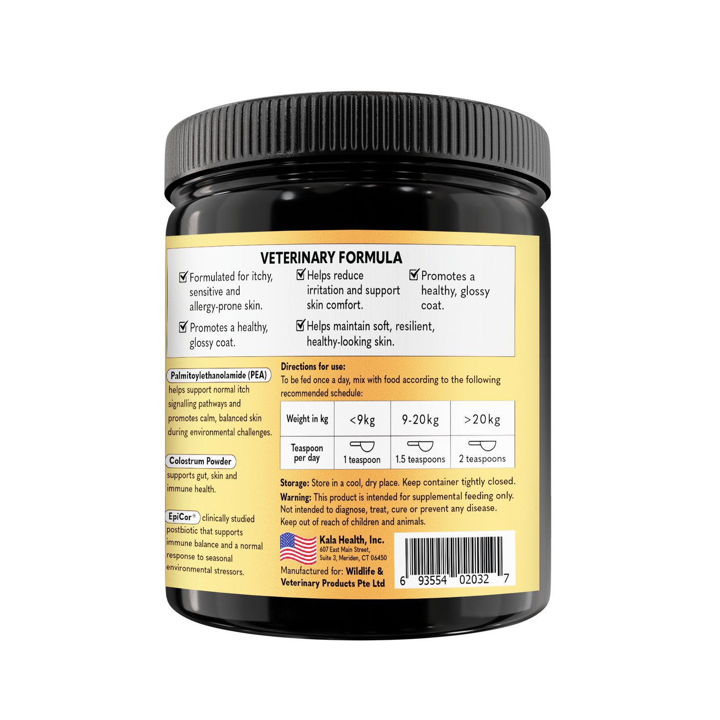 Kala Health DermaRelief® Powder Pet Supplement