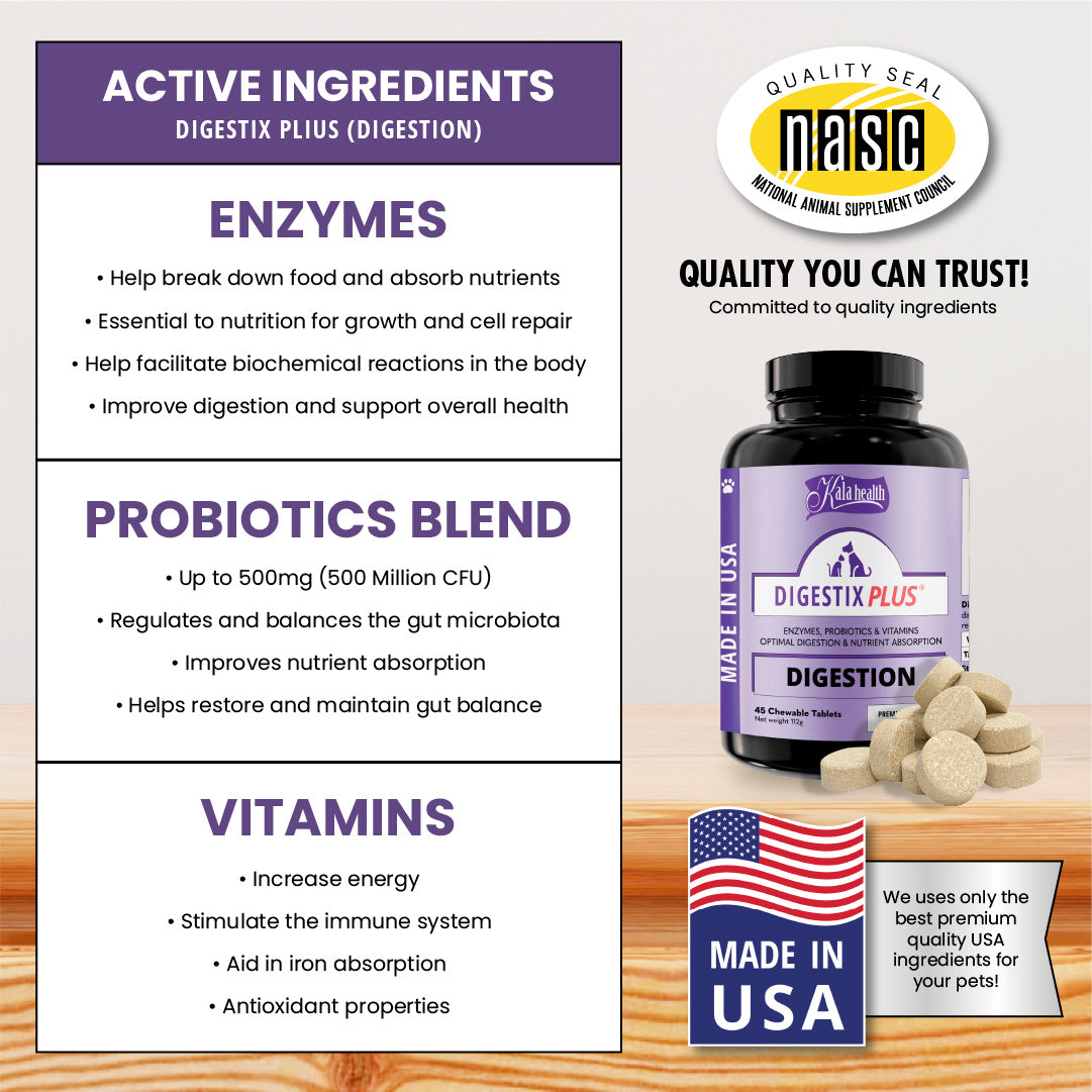 Kala Health Digestix Plus Digestion Pet Supplement