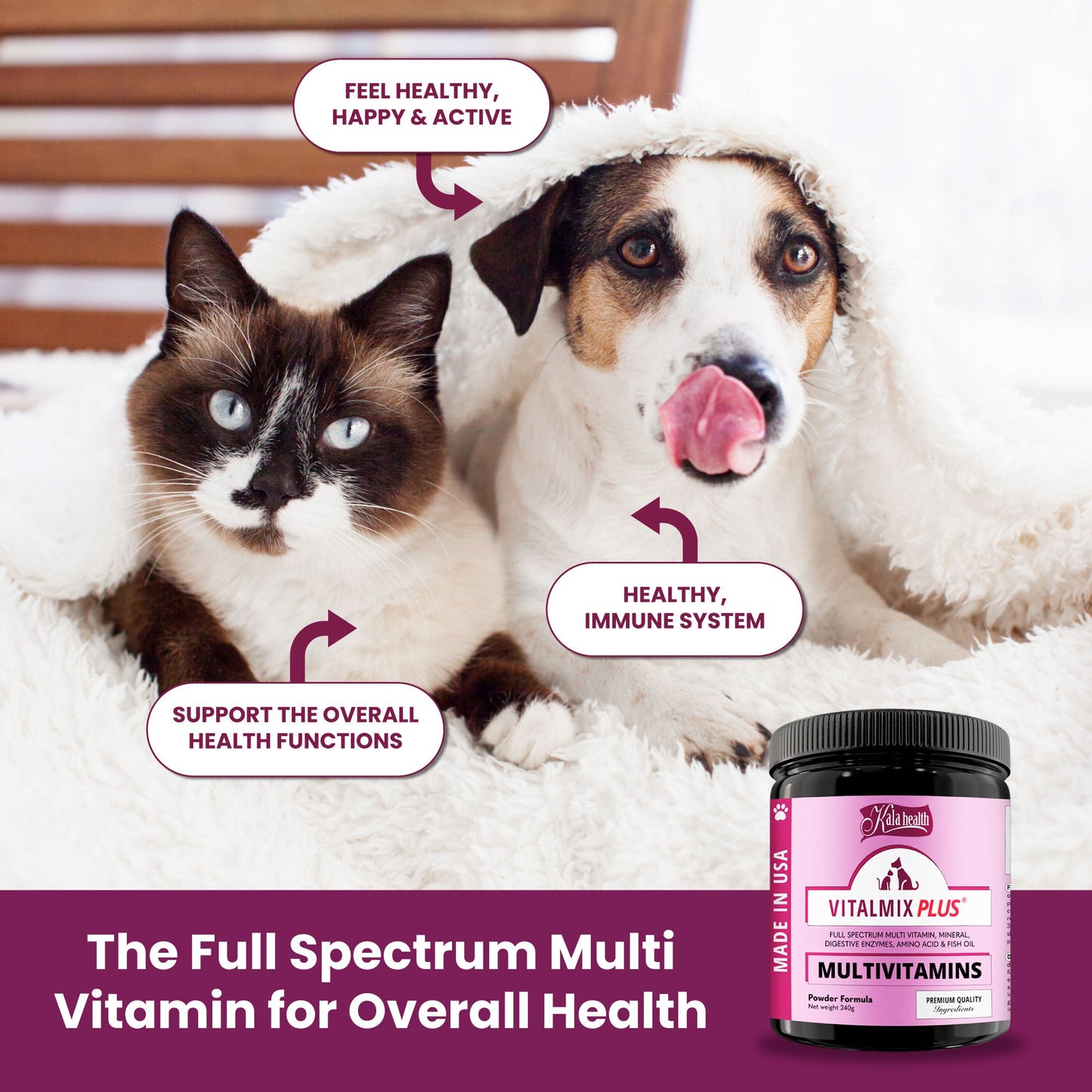 Vitalmix Plus Powder Multivitamin Pet Supplement