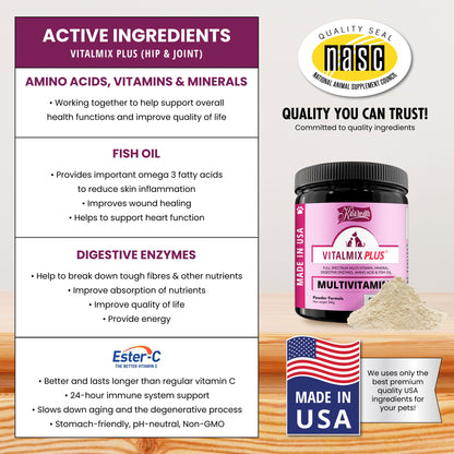 Vitalmix Plus Powder Multivitamin Pet Supplement