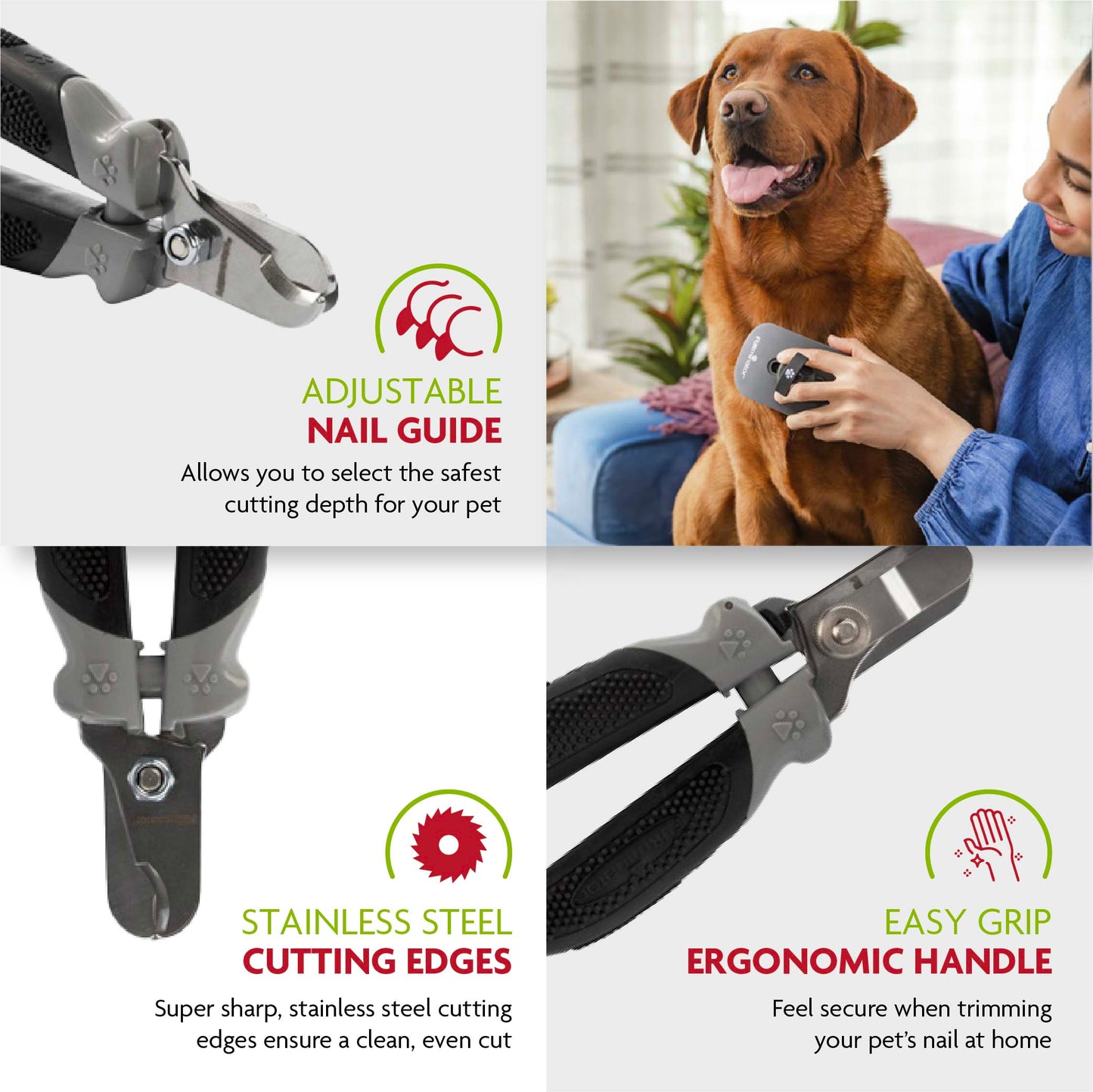 Furminator Nail Clippers Grooming for Cats & Dogs