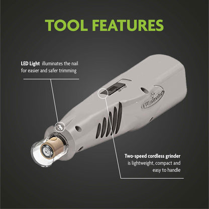 Furminator Nail Grinder Grooming for Cats & Dogs