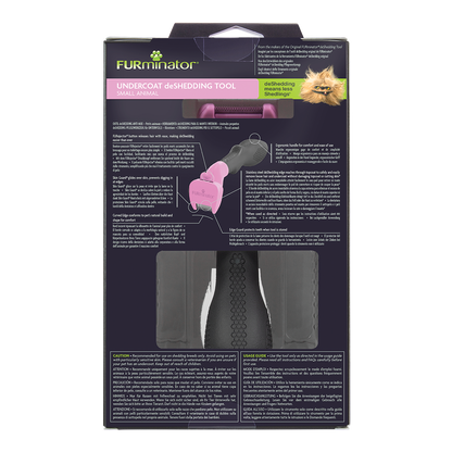 Furminator Grooming Undercoat deShedding Tool Brush For Small Animals