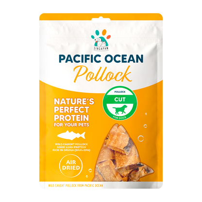 Singapaw Pacific Ocean Dehydrated Pollock Cat & Dog Treats