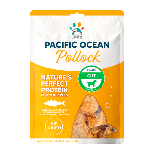 Singapaw Pacific Ocean Dehydrated Pollock Cat & Dog Treats
