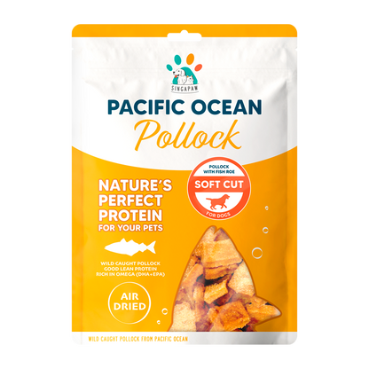 Singapaw Pacific Ocean Dehydrated Pollock Cat & Dog Treats