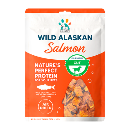 Singapaw Wild Alaskan Dehydrated Salmon Cat & Dog Treats