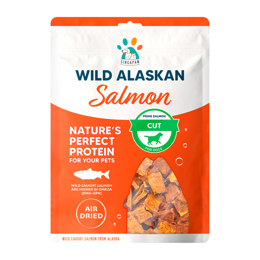 Singapaw Wild Alaskan Dehydrated Salmon Cat & Dog Treats