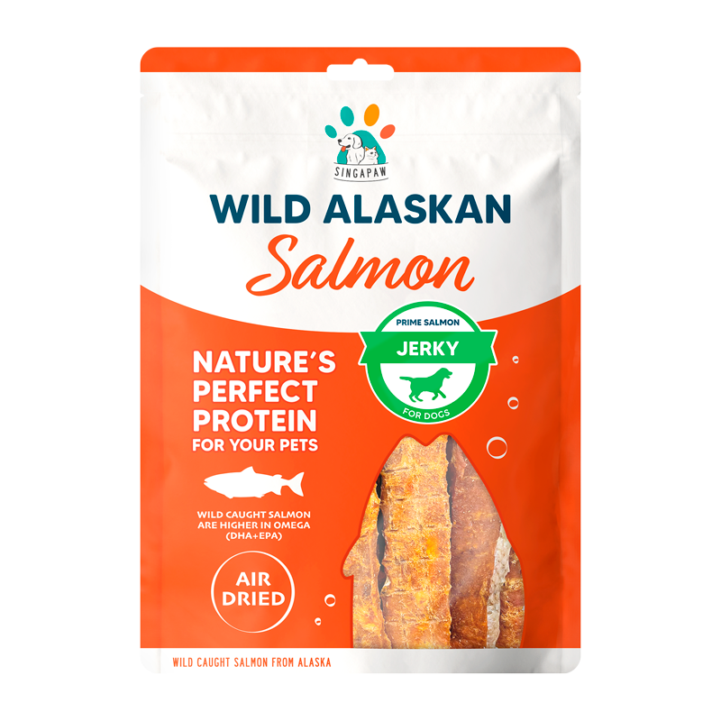 Singapaw Wild Alaskan Dehydrated Salmon Cat & Dog Treats