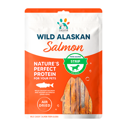 Singapaw Wild Alaskan Dehydrated Salmon Cat & Dog Treats