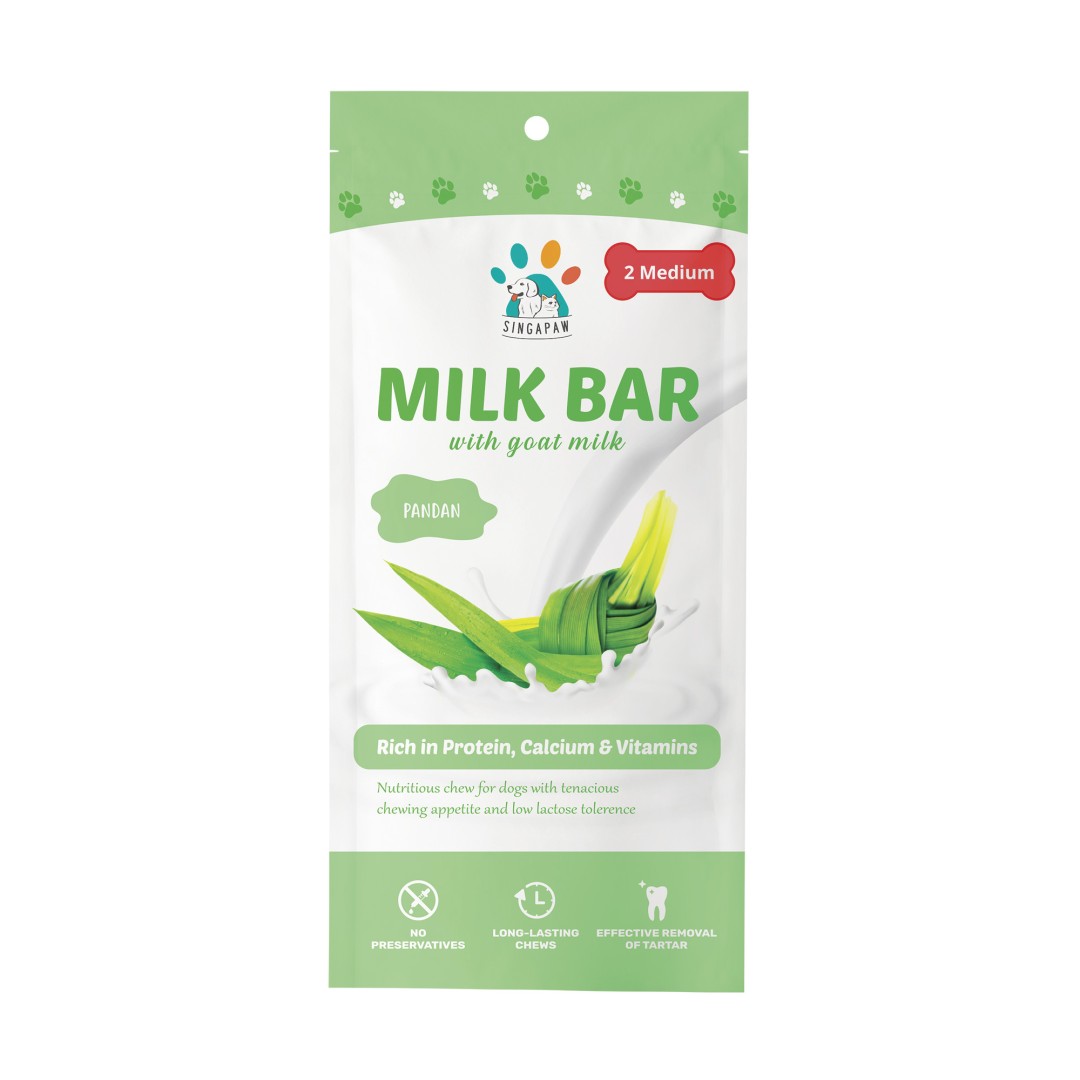 MILK BAR WITH GOAT MILK (PANDAN) MEDIUM