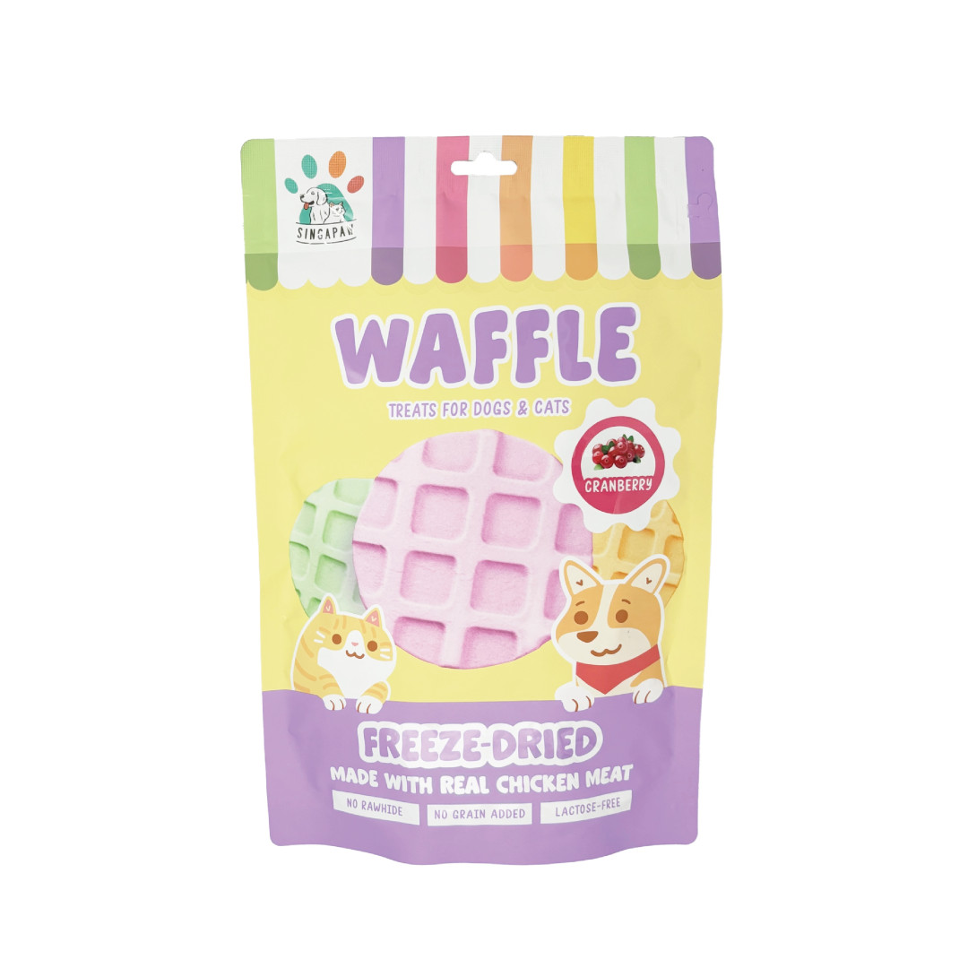 Freeze-Dried Waffle Cranberry