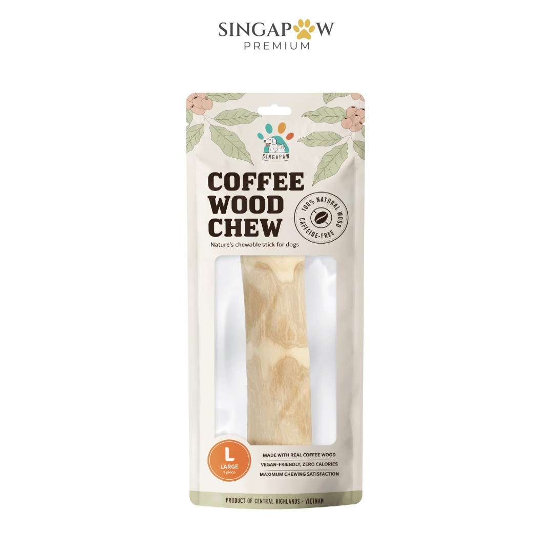 SINGAPAW COFFEE WOOD CHEW- LARGE