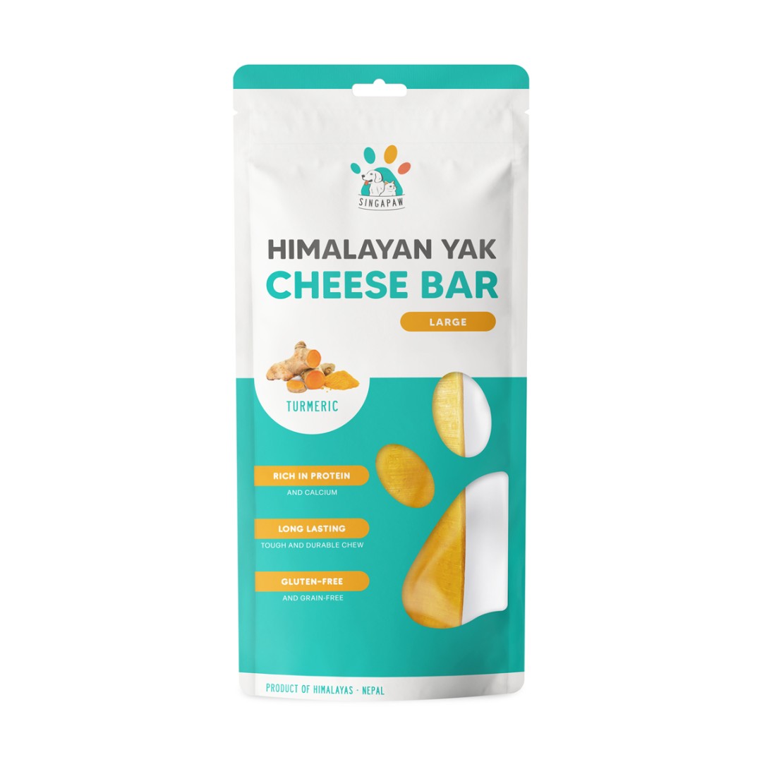 HIMALAYAN YAK CHEESE BAR (TURMERIC) - LARGE