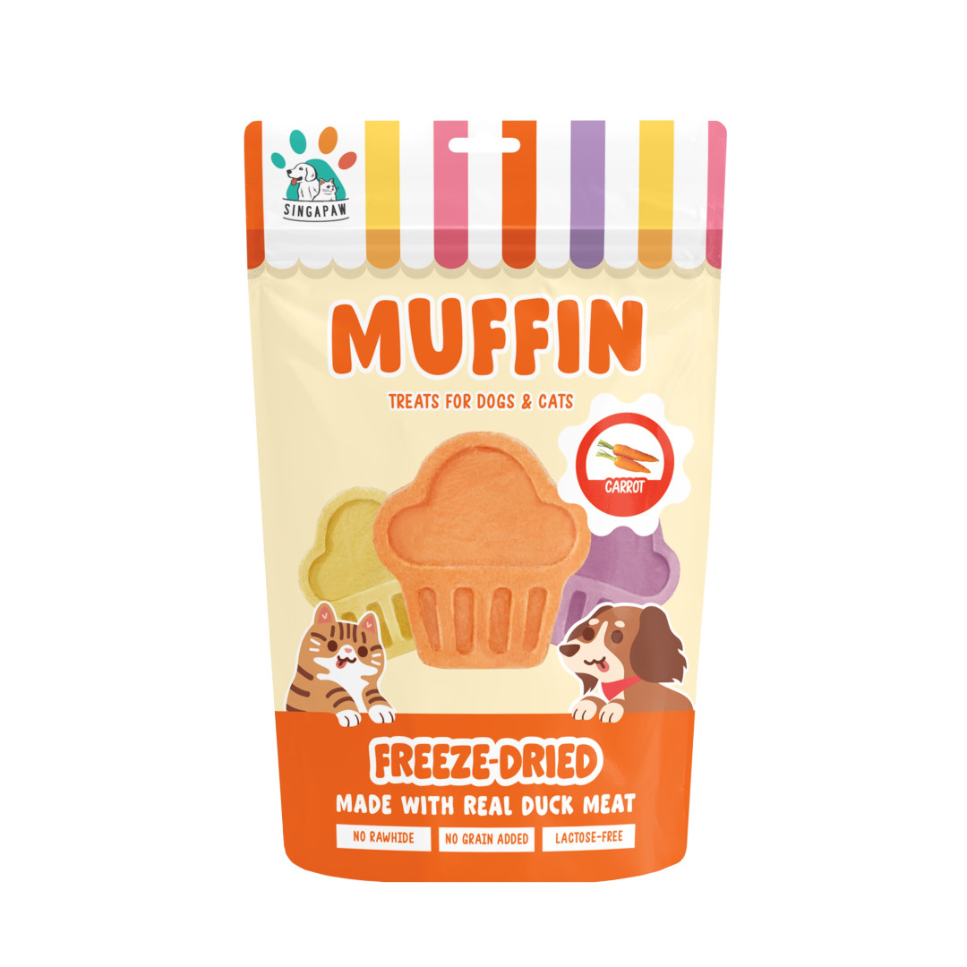 FREEZE-DRIED MUFFIN CARROT