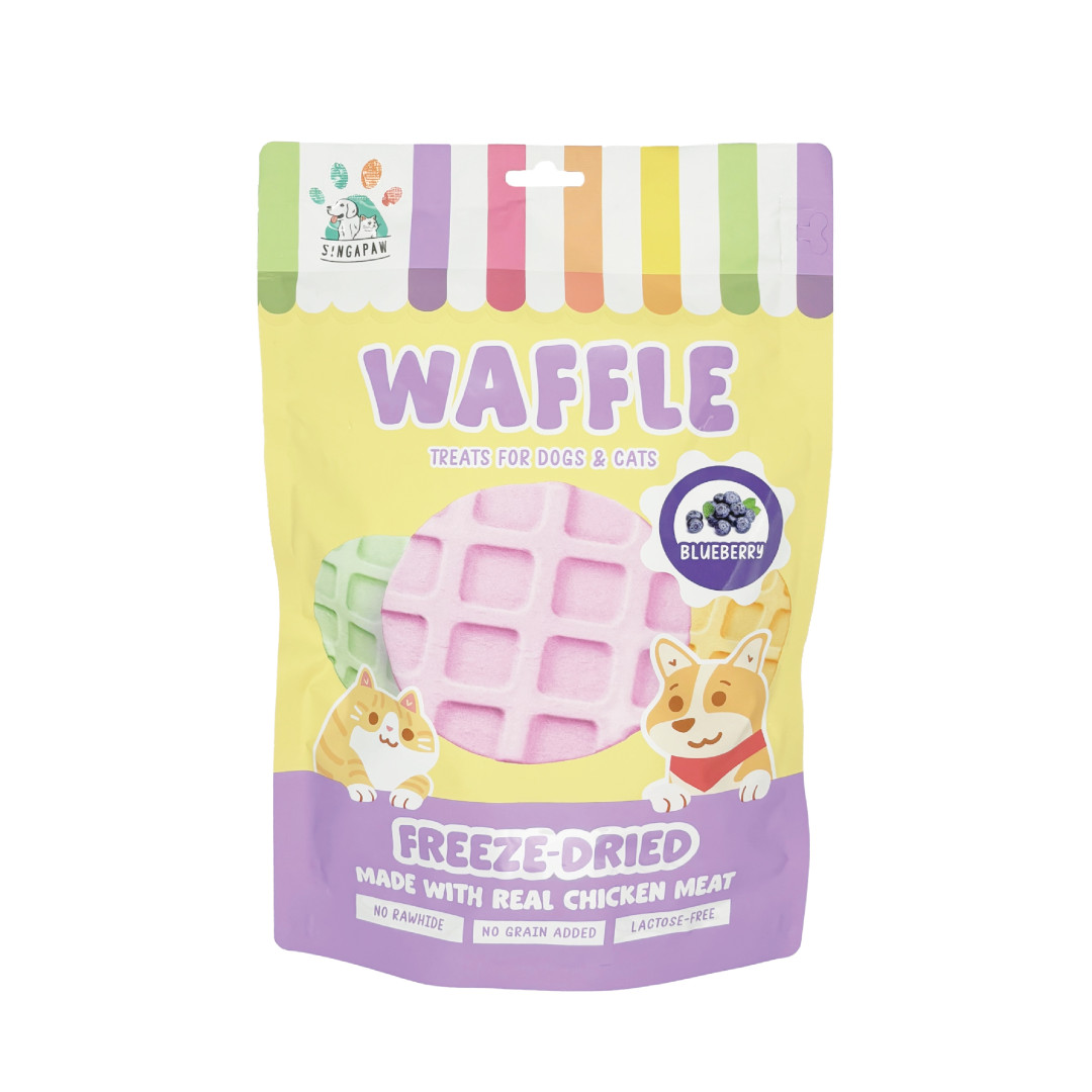 Freeze-Dried Waffle Blueberry